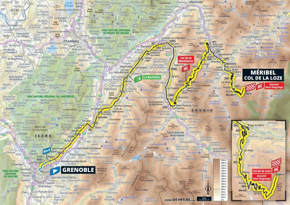 9月16日(水)第17ステージ グルノーブル〜メリベル 170km