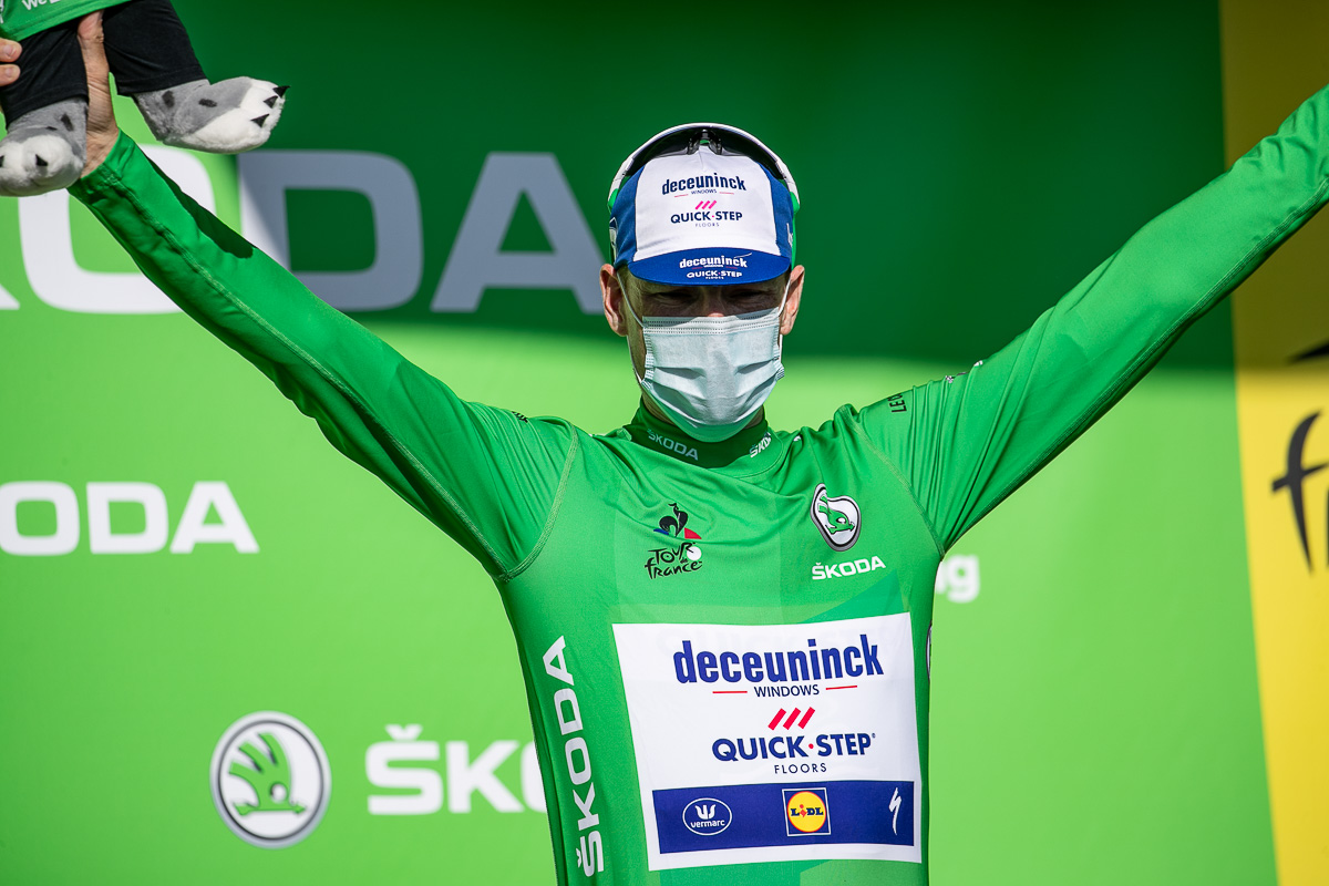 マイヨヴェールを取り戻したサム・ベネット(アイルランド、ドゥクーニンク・クイックステップ)