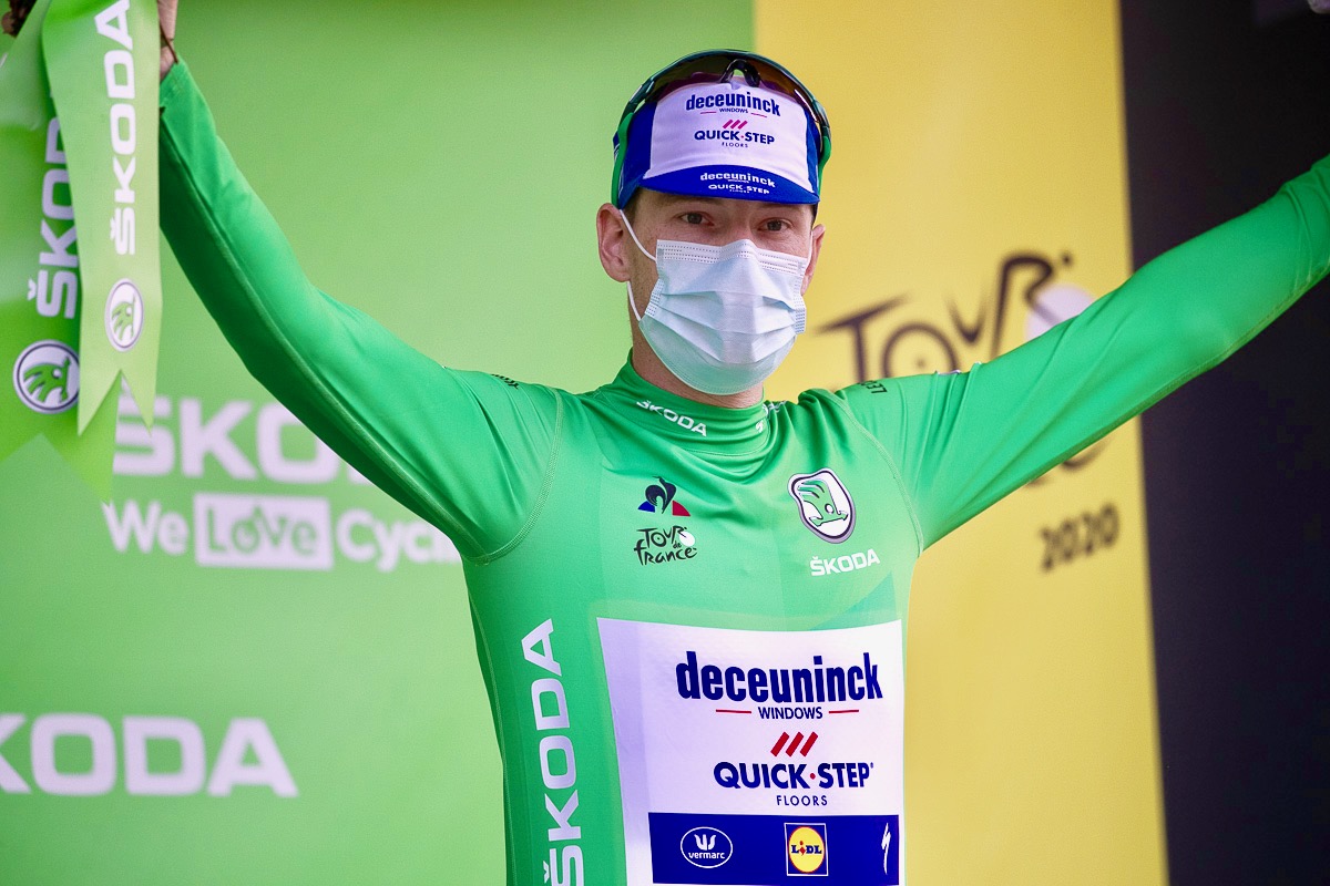 マイヨヴェールを守ったサム・ベネット(アイルランド、ドゥクーニンク・クイックステップ)