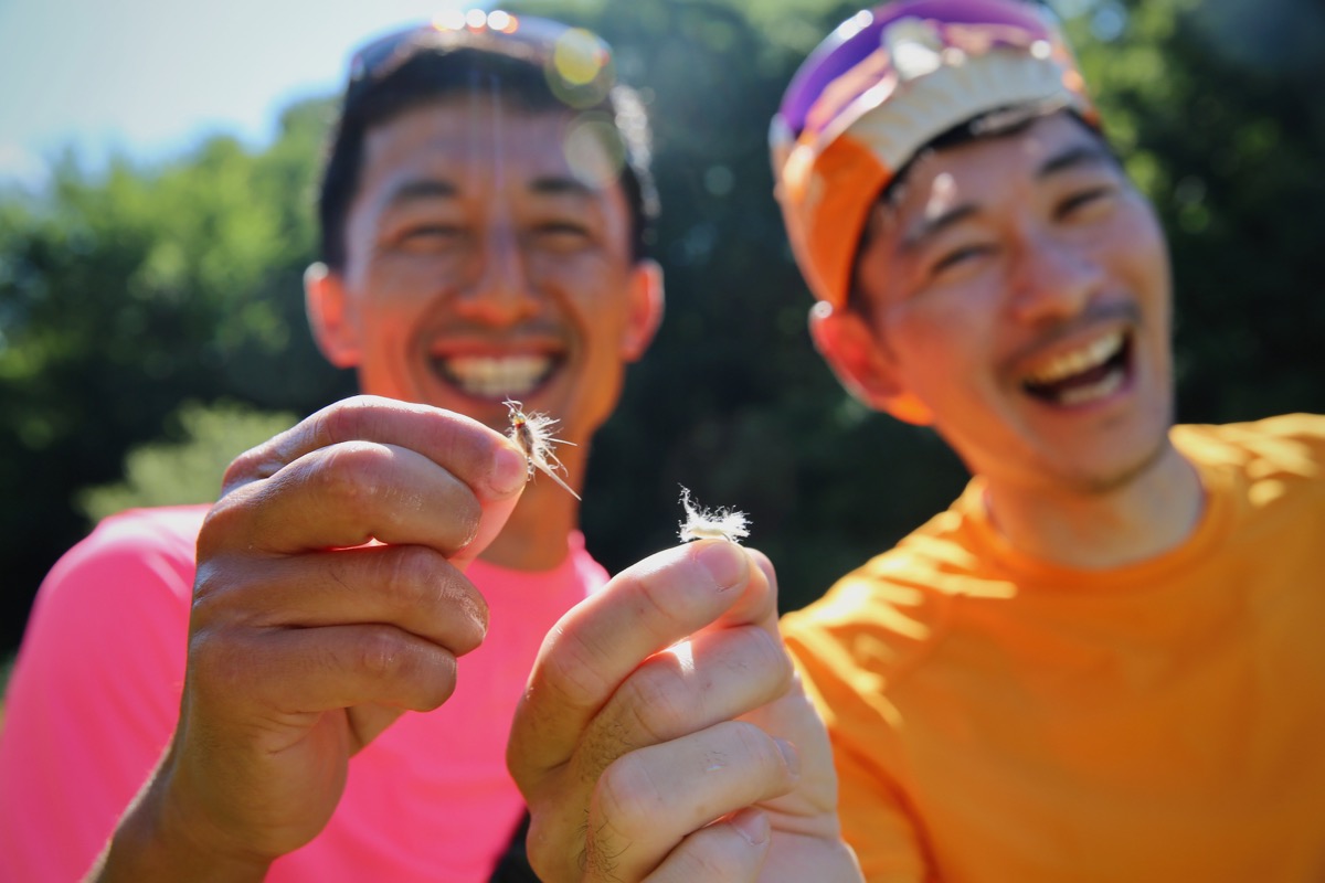 ビギナーズラック?を射止めた2人
