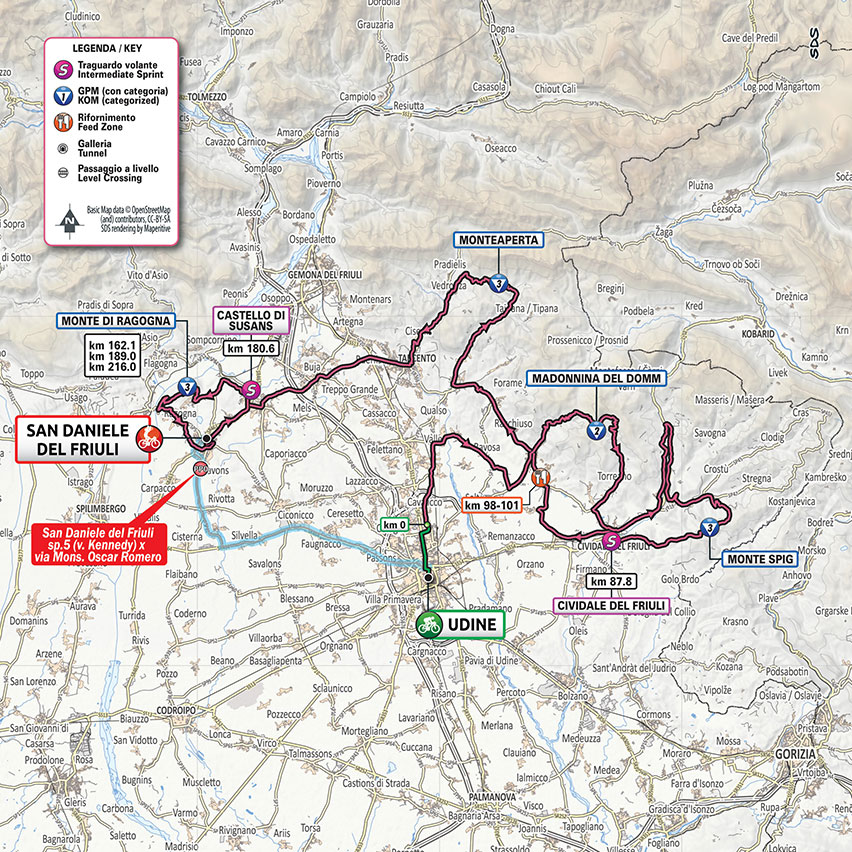 10月20日(火)第16ステージ ウーディネ〜サンダニエーレ・デル・フリウリ 229km ☆☆☆☆