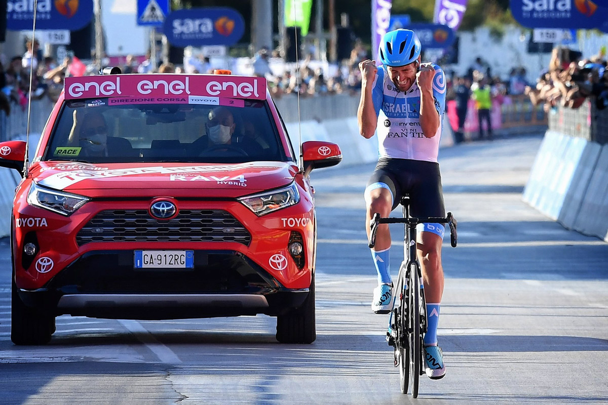 ジロ・デ・イタリア第8ステージで独走優勝を果たしたアレックス・ドーセット(イギリス、イスラエル・スタートアップネイション)