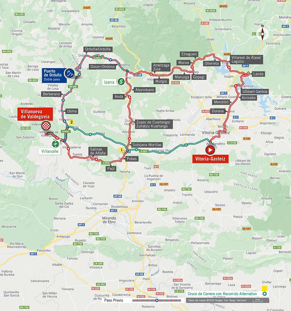 10月27日(火)第7ステージ ビトリア=ガステイス〜ビリャヌエバ・デ・バルデゴビア 159.7km