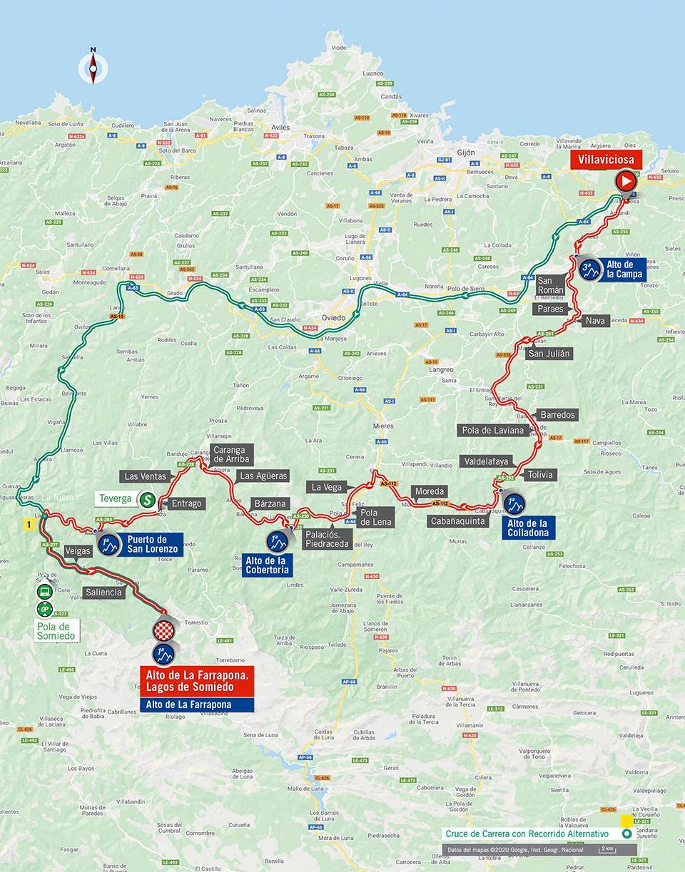10月31日(土)第11ステージ ビリャビシオサ〜アルト・デ・ラ・ファラポナ、ラゴス・デ・ソミエド 170km