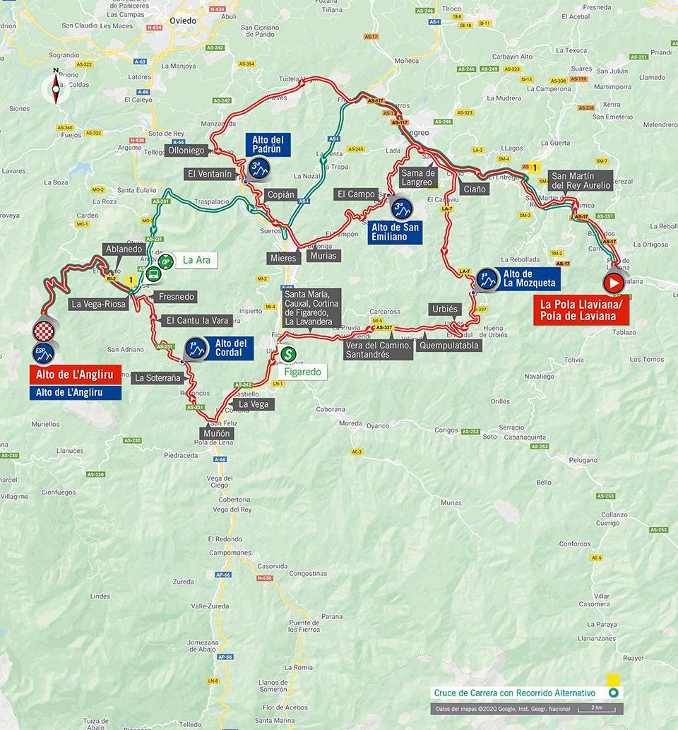 11月1日(日)第12ステージ ポラ・デ・ラビアナ〜アルト・デ・ラングリル 109.4km