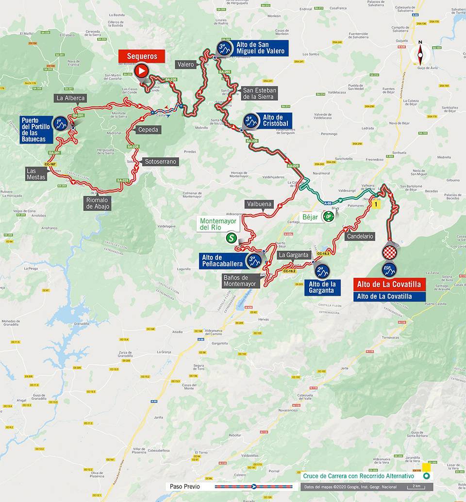 11月7日(土)第17ステージ セケロス〜アルト・デ・ラ・コバティーリャ 178.2km