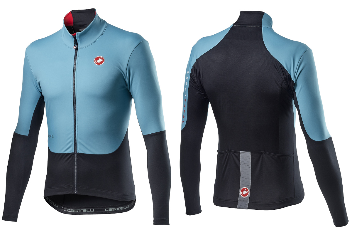 カステリ NANO MID WIND JERSEY(CELESTE BLACK)