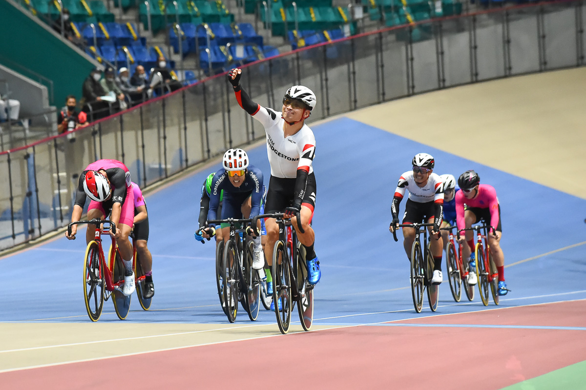 東京五輪代表に内定している橋本英也(チームブリヂストンサイクリング)も5種目で優勝した