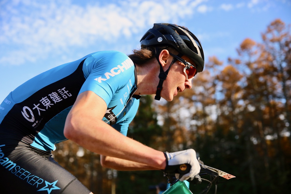 山本とほぼ同じペースを刻んだU23の北林力(DREAM SEEKER MTB RACING TEAM)