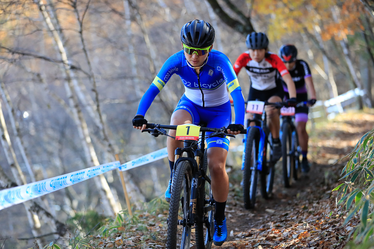 Women Elite 先行する今井美穂(CO2bicycle)