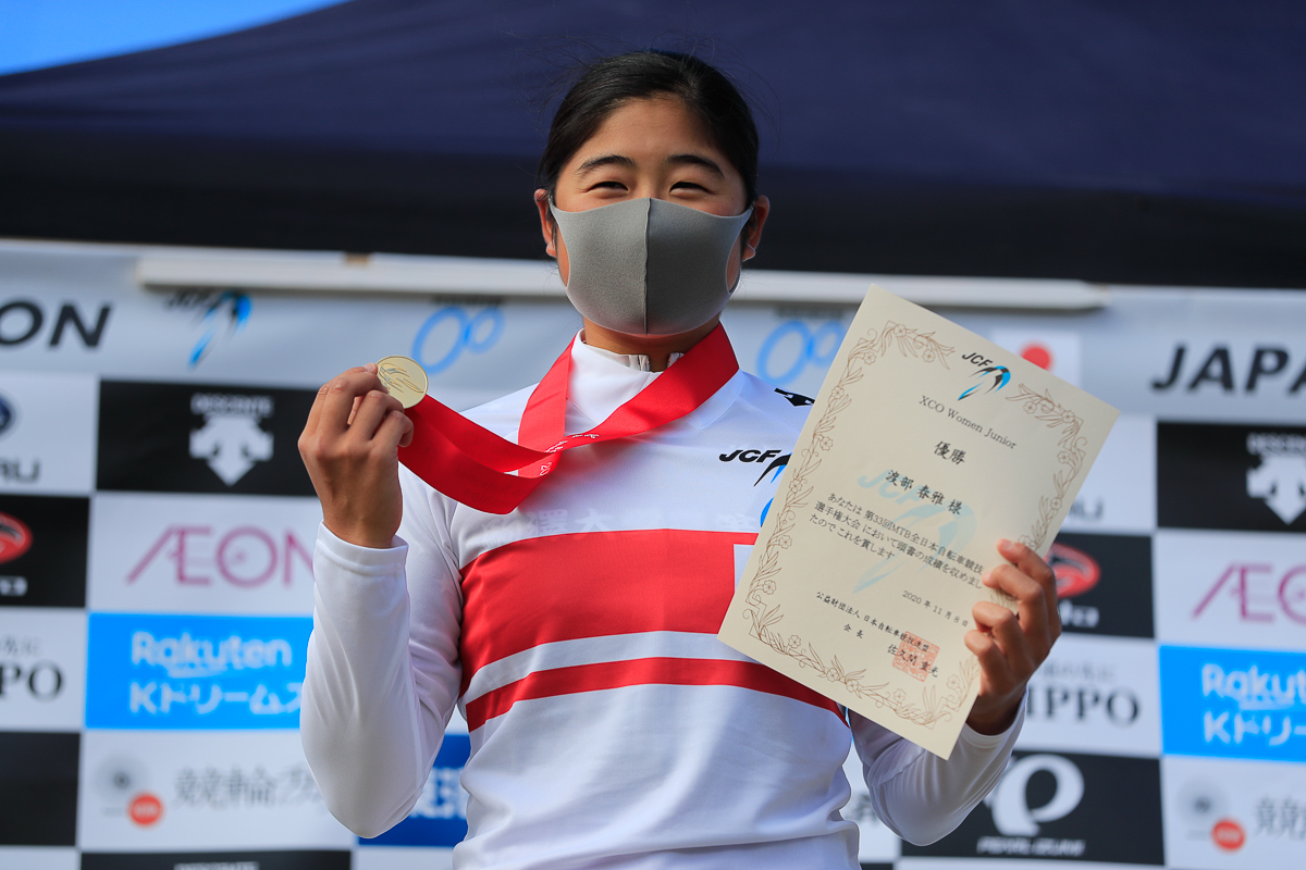 Women Junior優勝は渡部春雅(駒澤大学高等学校)