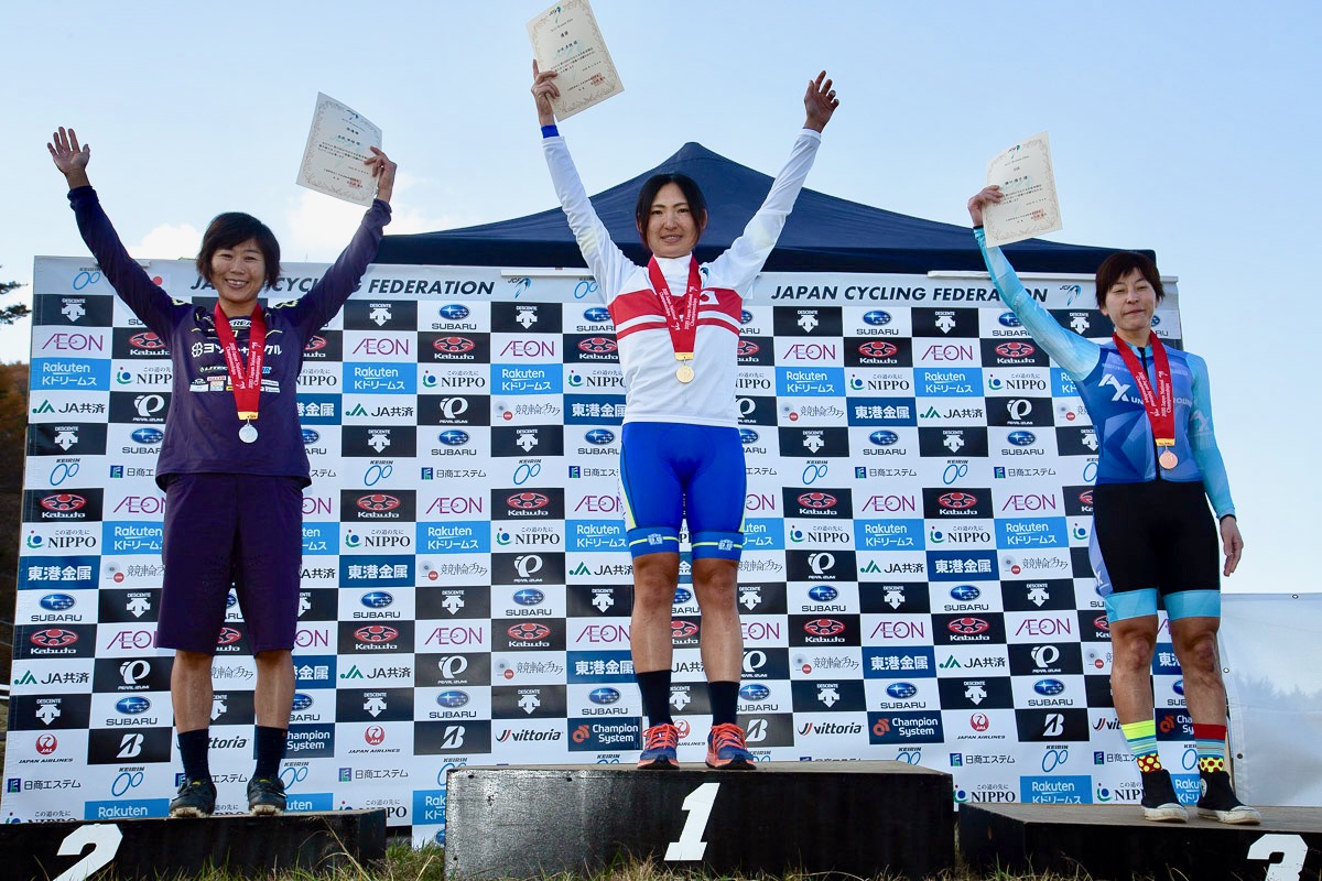 Women Elite 優勝した今井美穂(CO2bicycle)