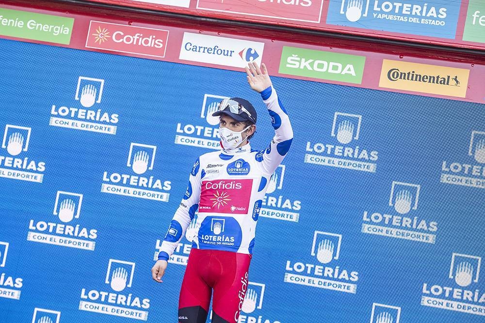ステージ7位、山岳賞のギヨーム・マルタン(フランス、コフィディス)