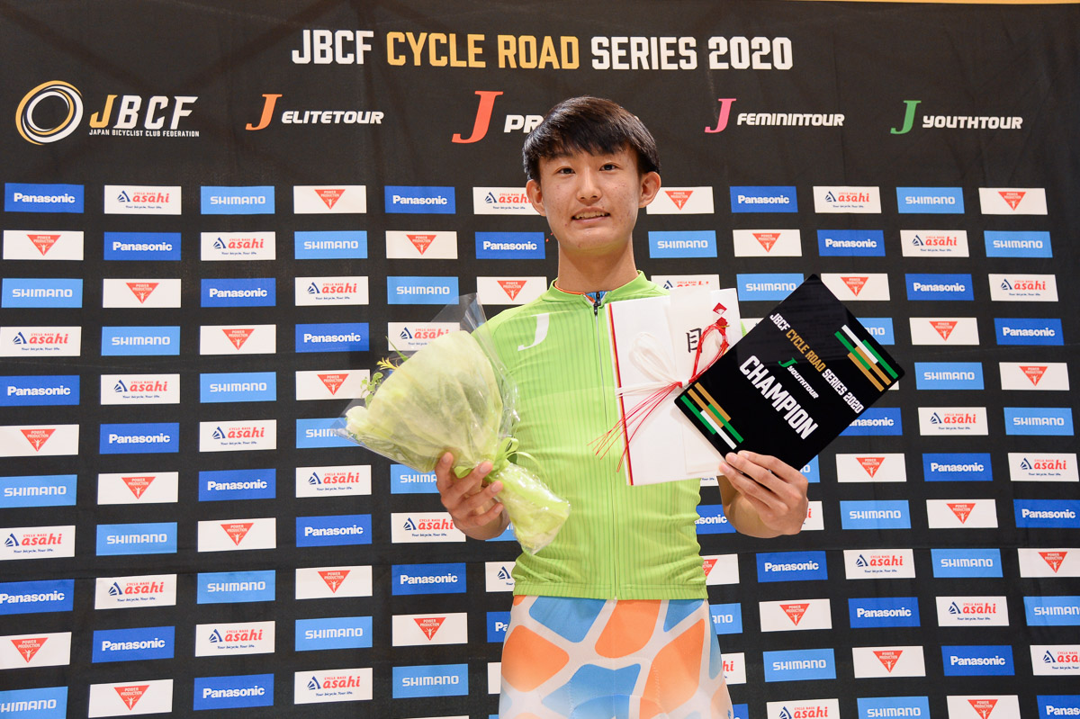 Jユースツアー個人総合優勝 神村泰輝(スミタ・エイダイ・パールイズミ・ラバネロ)