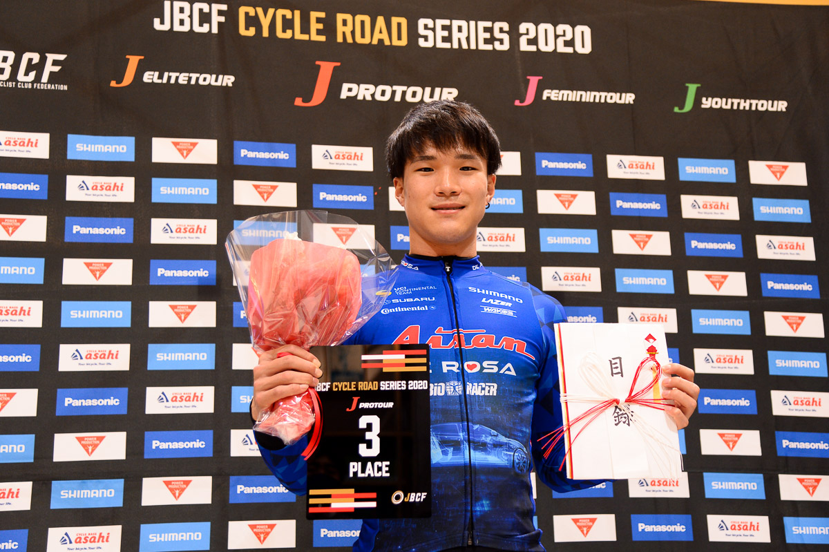 2020年Jプロツアー個人総合3位の大前翔(愛三工業レーシングチーム)