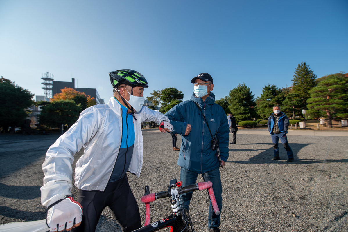 ひと月前の北信ライドから引き続き参加された方も お久しぶりです!