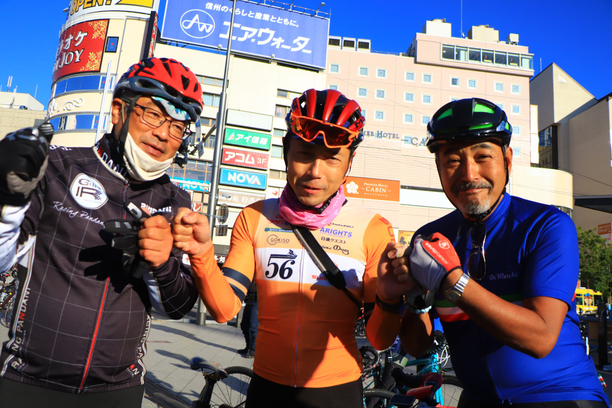 前回に続き、長野一周を達成したお二人。筧さんも含め、しっかり絆が芽生えていますね!