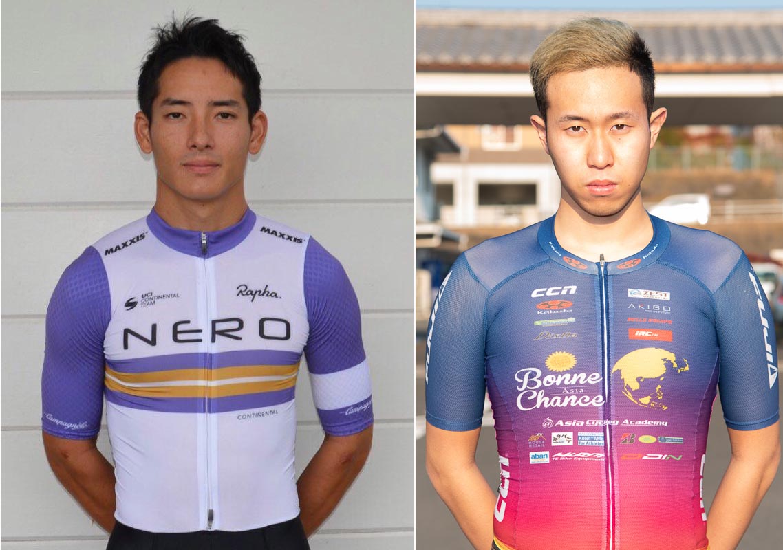 2021年から那須ブラーゼンに加入する金子大介(写真左)と島野翔汰