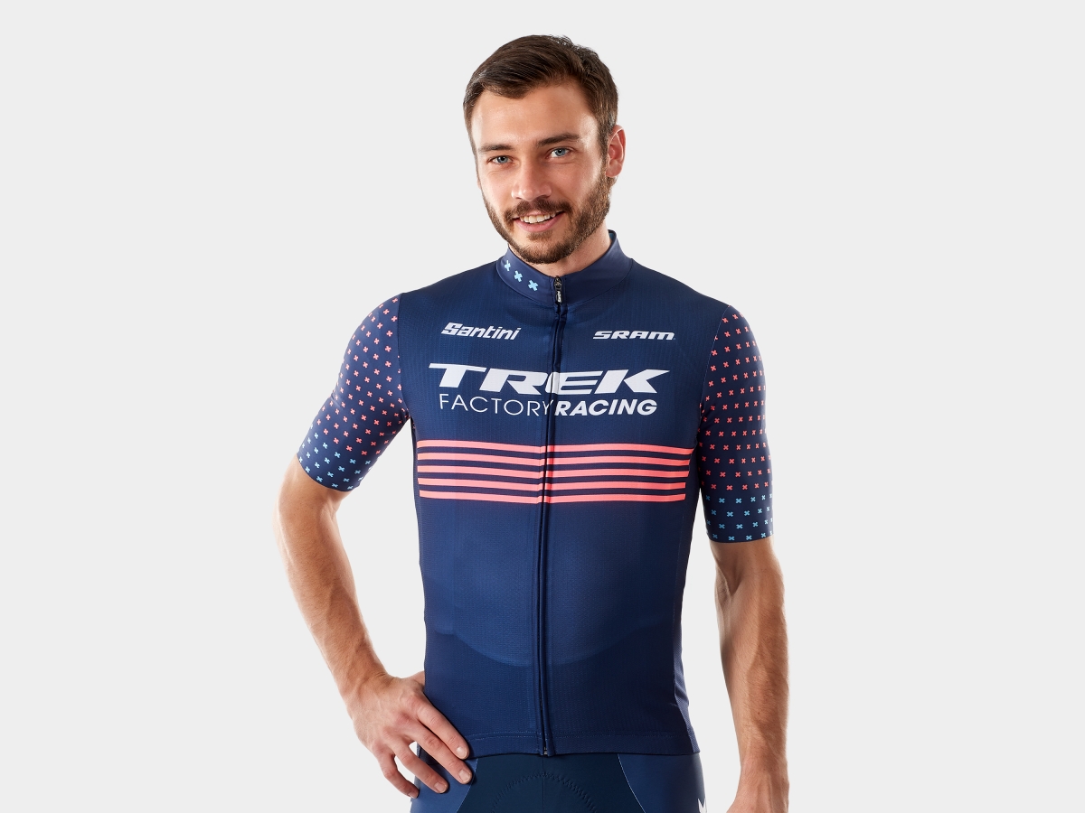 Santini Trek-Factory Racing Men’s CX Team Replica Cycling Jersey