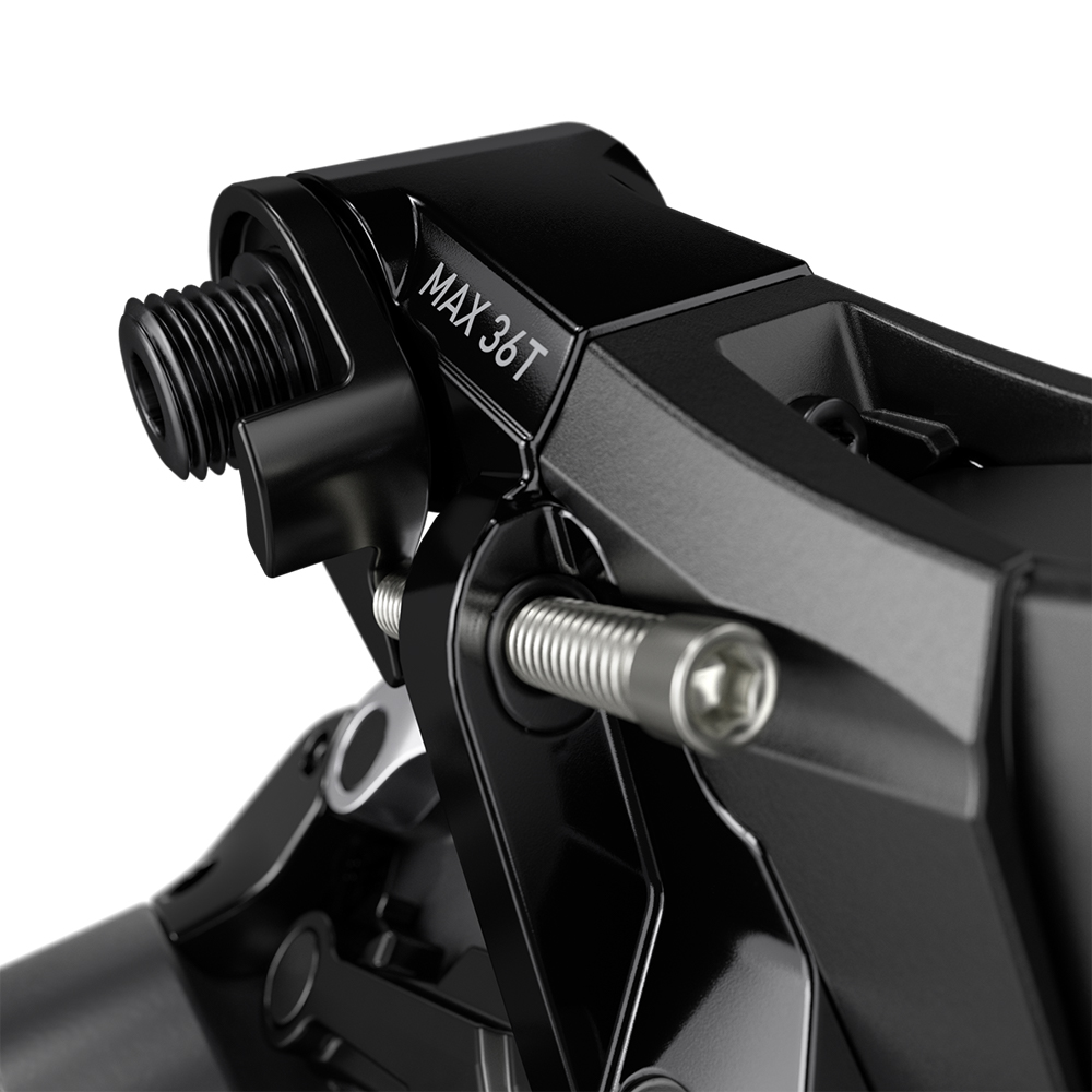 RED eTap AXSのディレイラーが最大36Tまで対応するようになる