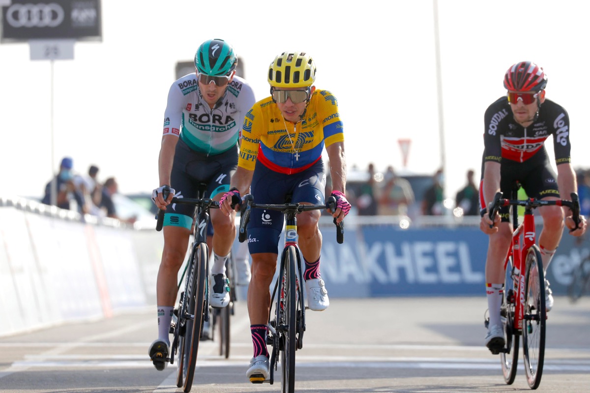 48秒遅れの3位で終えたセルヒオ・イギータ(コロンビア、EFエデュケーションNIPPO)