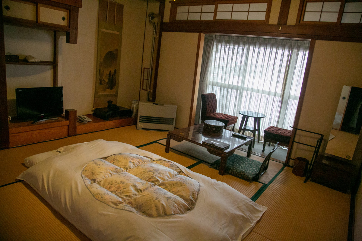当時の面影を今に残す客室