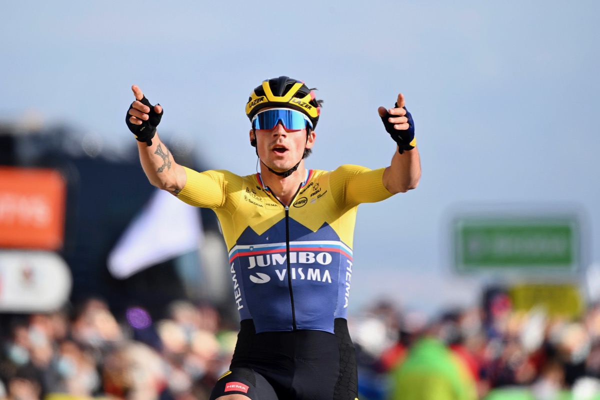 今季初勝利を掴んだプリモシュ・ログリッチ(スロベニア、ユンボ・ヴィズマ)