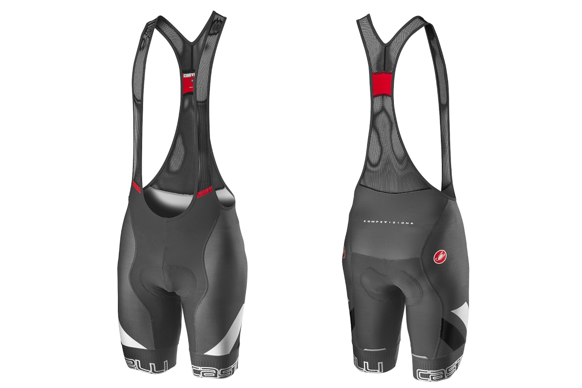 カステリ COMPETIZIONE KIT BIBSHORT(DARK GRAY/ SILVER GRAY)