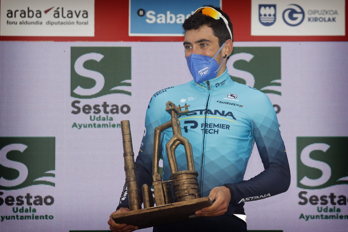 ワールドツアー初勝利を挙げたアレクサンデル・アランブル(スペイン、アスタナ・プレミアテック)