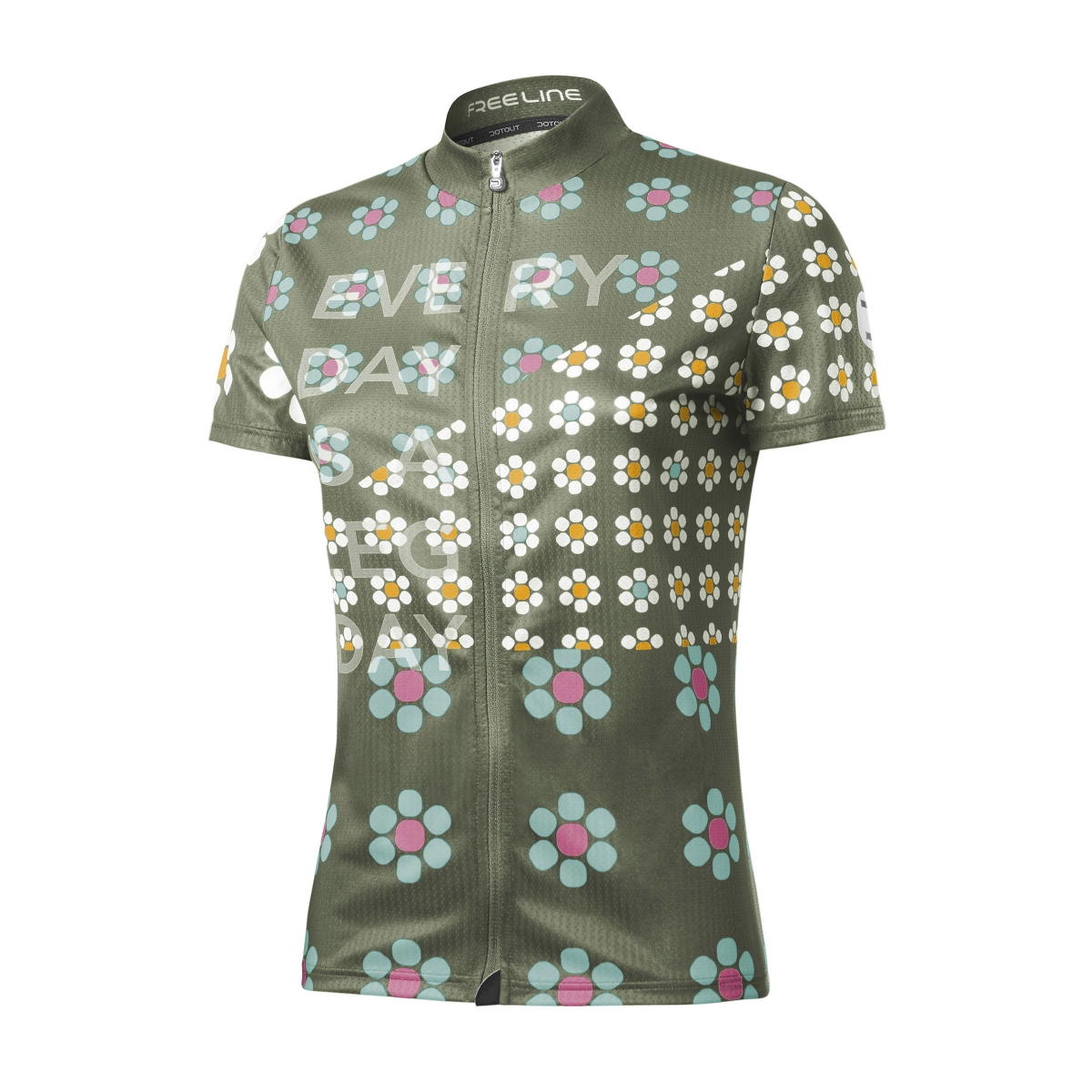 ドットアウト FLOWER W JERSEY(グリーン)
