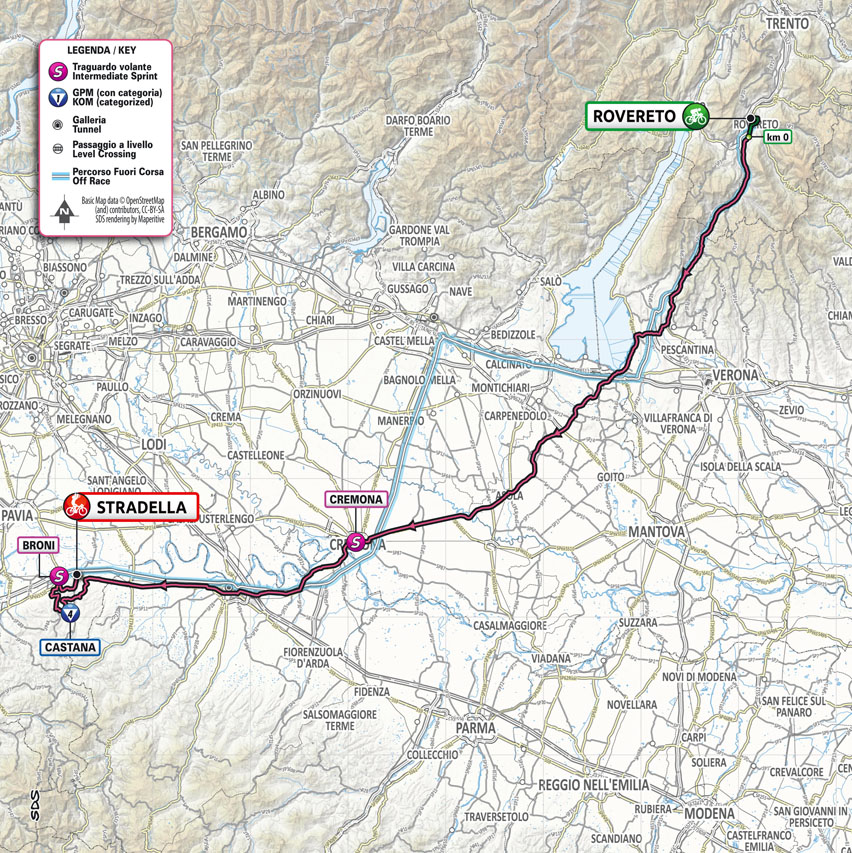 5月27日(木)第18ステージ ロヴェレート〜ストラデッラ 231km ★★