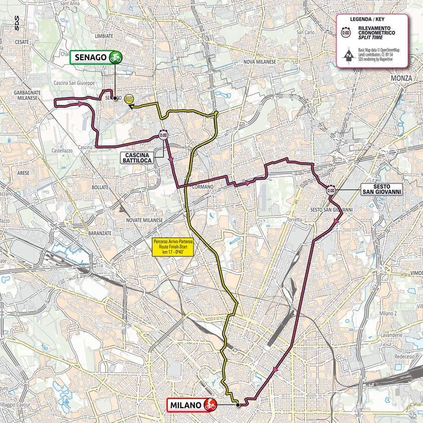 5月30日(日)第21ステージ セナーゴ〜ミラノ 30.3km(個人TT)★★★