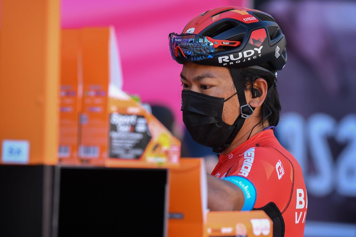 5人までチームが絞られた新城幸也(バーレーン・ヴィクトリアス)