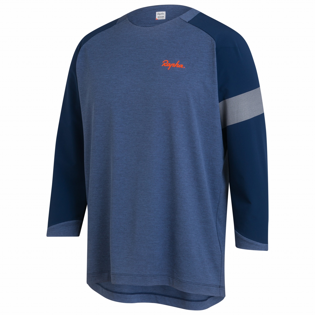 Rapha Trail 3/4 Sleeve Jersey(Blue / Orange)
