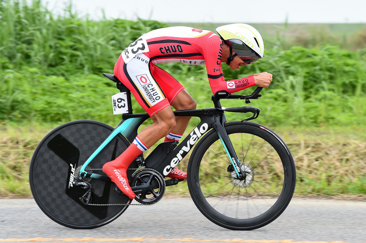 男子優勝 留目夕陽(中央大学)38分34秒573