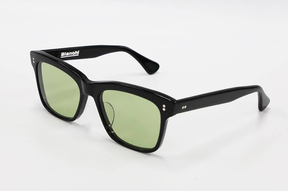 ビアンキ ハンドメイドサングラス(Black/Green)
