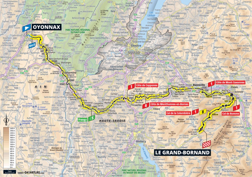 7月3日(土)第8ステージ オヨナ〜ル・グラン=ボルナン 150.8km