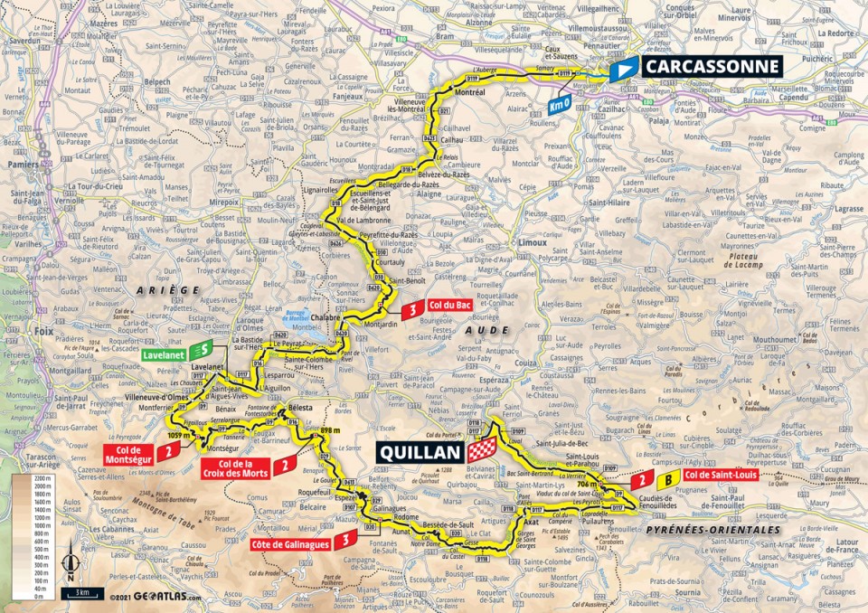 7月10日(土)第14ステージ カルカッソンヌ〜キヤン 183.7km