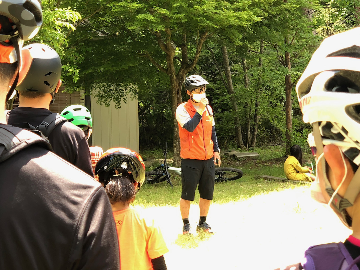 南アルプスマウンテンバイク愛好会の発起人であり代表の弭間亮さん。