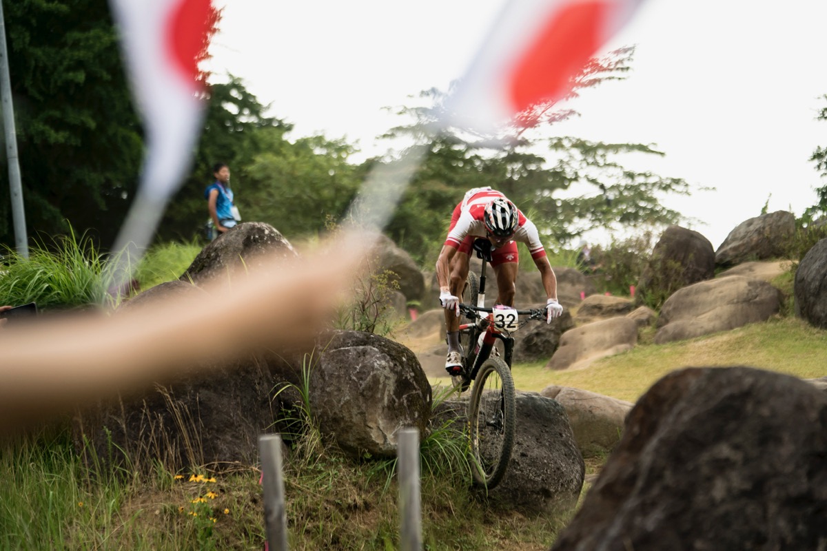 山本幸平(日本)が力強く集中した走りで現役最終レースを走る
