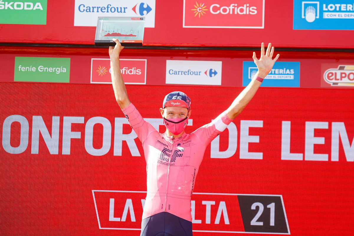 ステージ3勝目を飾ったマグナス・コルト(デンマーク、EFエデュケーション・NIPPO)