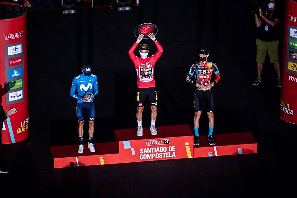 2021年大会で総合3連覇を達成したプリモシュ・ログリッチ(スロベニア、ユンボ・ヴィスマ)