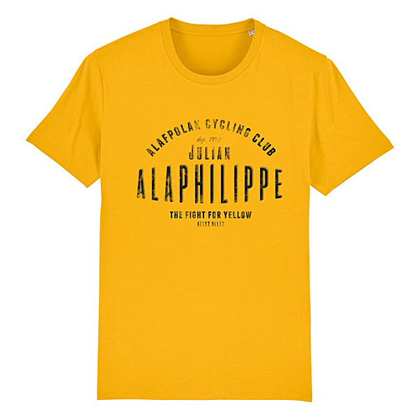 アラフィリップ FIGHT FOR YELLOW メンズTシャツ(イエロー)