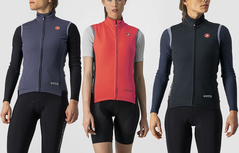カステリ Perfetto RoS W Vest(DARK STEEL BLUE、BRILLIANT PINK/BLACK、LIGHT BLACK)