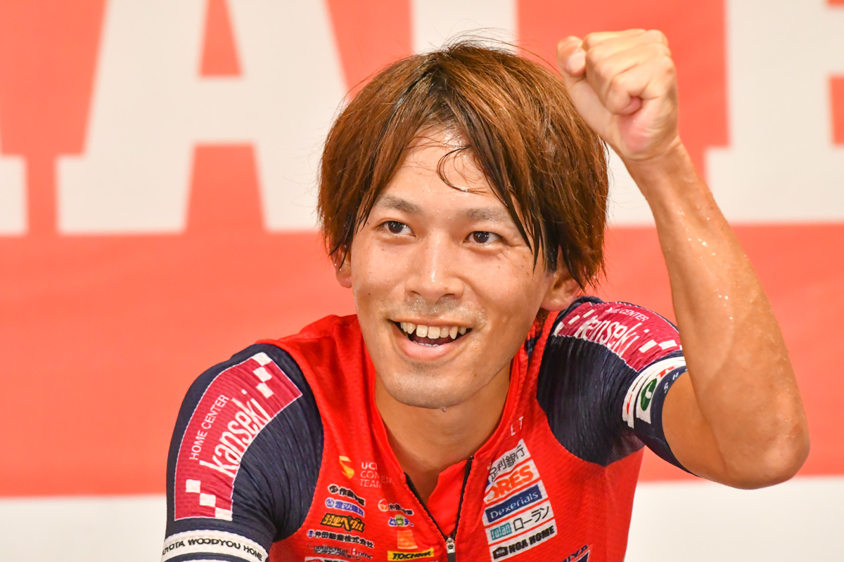 出し切ったフィニッシュ後の堀孝明
