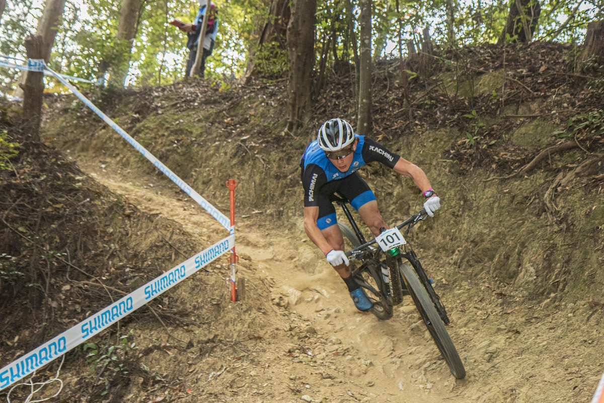 男子U23で圧勝の北林力(DREAM SEEKER MTB RACING TEAM)