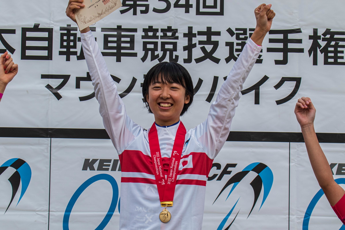 世界を見据える女子U23優勝の川口うらら(日本体育大学)