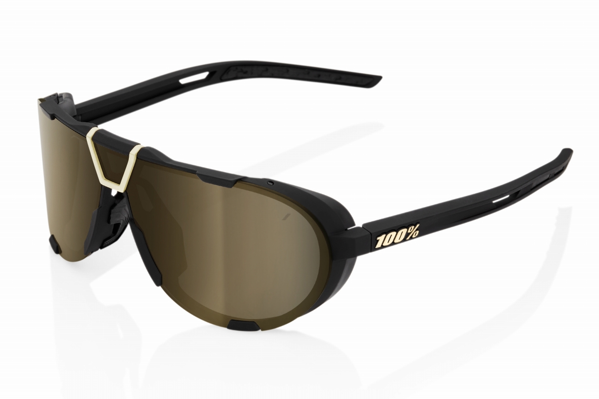 100% WESTCRAFT(Soft Tact Black / Soft Gold Mirror Lens)
