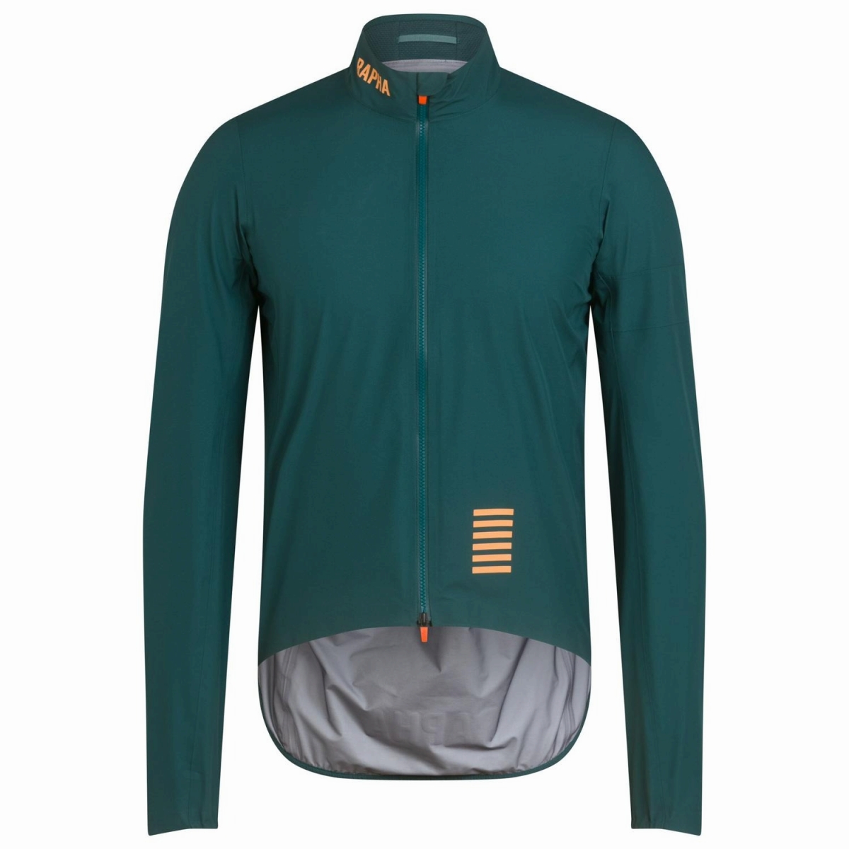 Rapha Pro Team GORE-TEX Rain Jacket(Dark Green / Peach)
