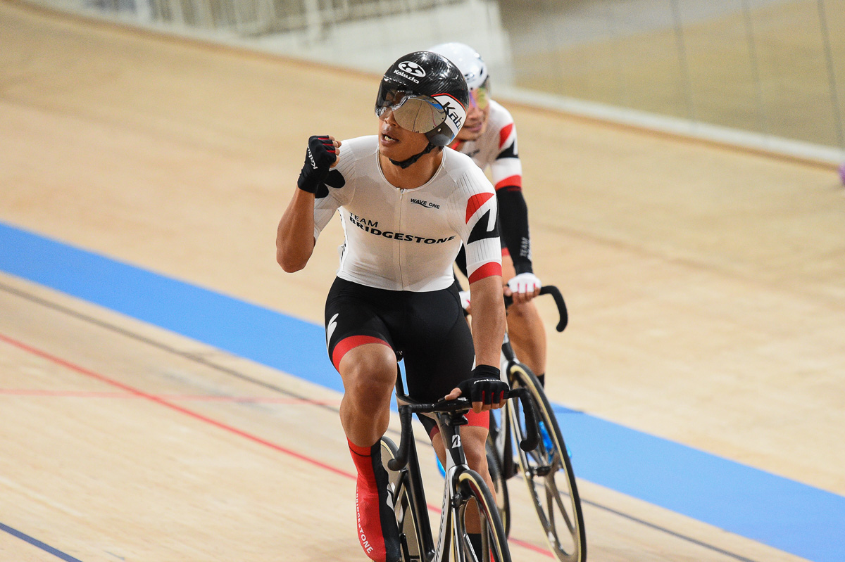 男子エリミネイション 今村駿介(チームブリヂストンサイクリング)が優勝